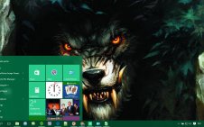 Werewolf win10 theme