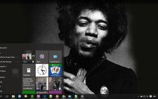 Jimi Hendrix win10 theme