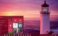 Lighthouse win10 theme