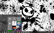 Jack Skellington win10 theme