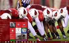 Arizona Cardinals win10 theme