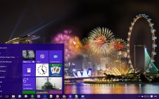 Fireworks win10 theme