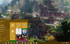 Asian win10 theme