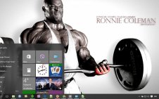 Bodybuilding win10 theme