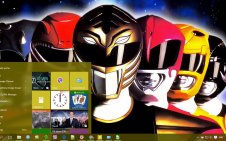 Power Rangers win10 theme