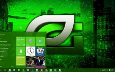 OpTic Gaming win10 theme