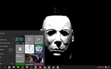 Michael Myers win10 theme