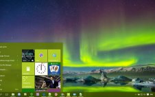 Northern Lights win10 theme