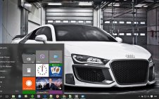 Audi R8 win10 theme