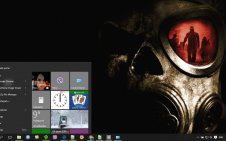 Gas Mask win10 theme