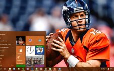 Peyton Manning win10 theme