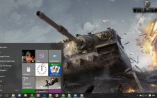 World of Tanks win10 theme