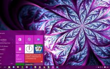 Fractal win10 theme