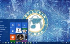 St Louis Blues win10 theme