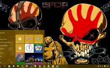 Five Finger Death Punch win10 theme