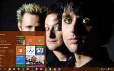 Green Day win10 theme