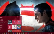 Batman v Superman win10 theme