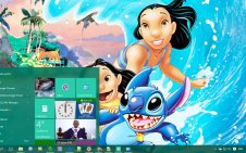 Lilo and Stitch win10 theme