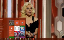 Lady Gaga win10 theme