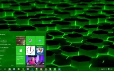 Neon Green win10 theme