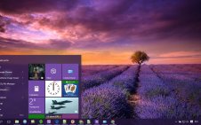 Lavender win10 theme