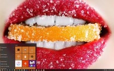 Lips win10 theme