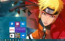 Naruto Uzumaki win10 theme