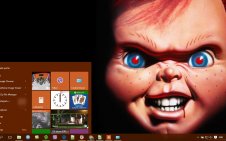 Chucky win10 theme