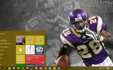Adrian Peterson win10 theme