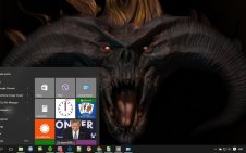 Demon win10 theme