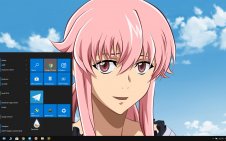 Mirai Nikki win10 theme