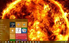 Sun win10 theme