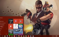 Team Fortress 2 win10 theme