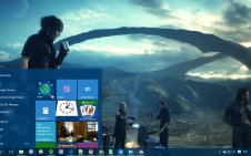 FFXV (Final Fantasy XV) win10 theme