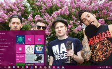 Fall Out Boy win10 theme