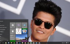 Bruno Mars win10 theme