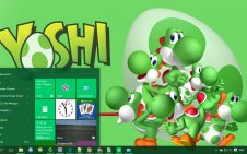 Yoshi win10 theme