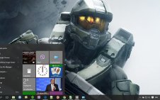 Master Chief win10 theme