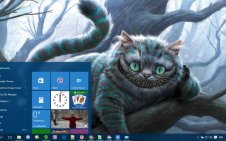 Cheshire Cat win10 theme