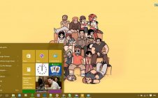 Scott Pilgrim win10 theme