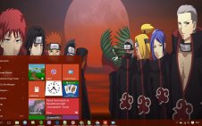 Akatsuki win10 theme