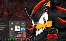 Shadow the Hedgehog win10 theme