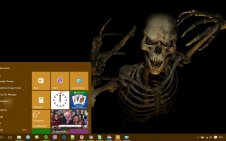 Skeleton win10 theme