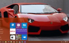 Lamborghini Aventador win10 theme