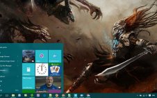 Warrior win10 theme