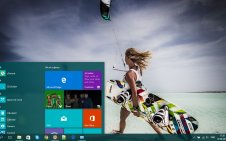 Kitesurfing win10 theme