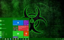 Biohazard Symbol win10 theme