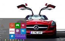 Mercedes win10 theme