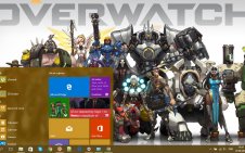 Overwatch win10 theme