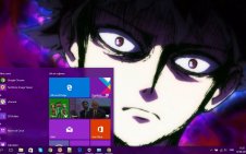 Mob Psycho 100 win10 theme